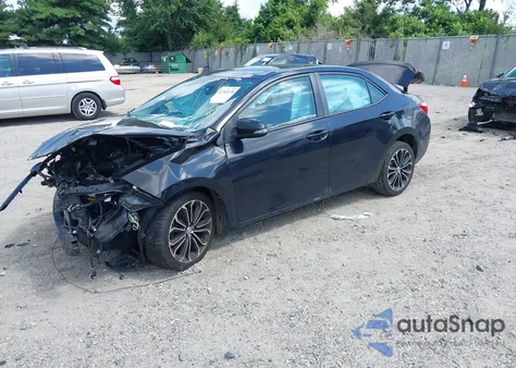 2016 Toyota Corolla S Plus из США, поврежденный, VIN 2T1BURHE9GC673094